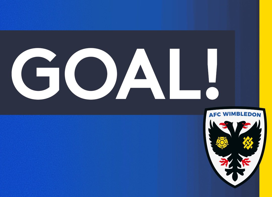 AFCWimbledon's tweet image. JENNNNINNNGGGSSSS!!!! 

#AFCW 🟡🔵