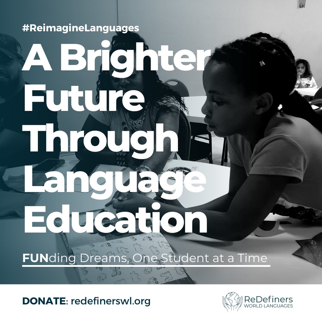 ReDefinersWL's tweet image. 📚✨ Picture this: a small class filled with eager faces, all ready to embark on a journey of language and discovery. Your support is the magic behind these moments, turning dreams into reality. 

Click the link to be a part of the #ReimagineLanguagesFUNd  bit.ly/3RmcaTD