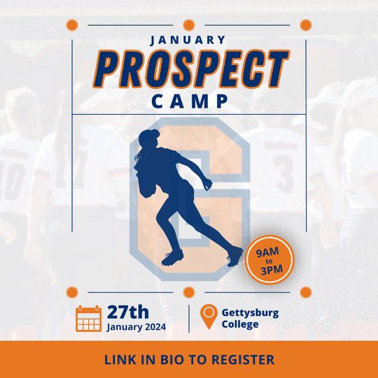 Only a handful of spots remain for our January Prospect Camp! Link in bio!