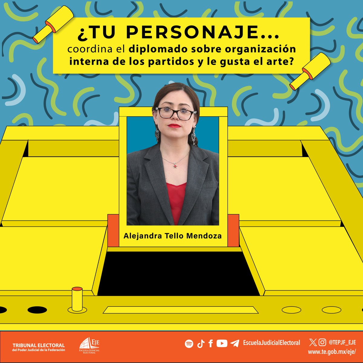 Escuela Judicial Electoral tweet media