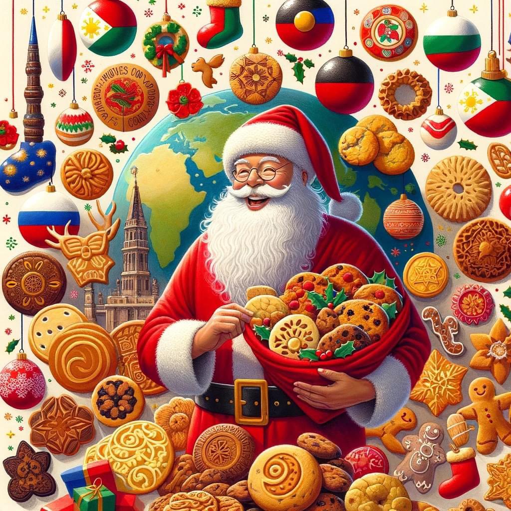 If you leave Santa a biscuit, then you need to check out 'A World of Cookies for Santa' by M.E. Furman. This is a book I wish I'd written, ​taking readers across the globe for traditions with recipes #AdventCalendar