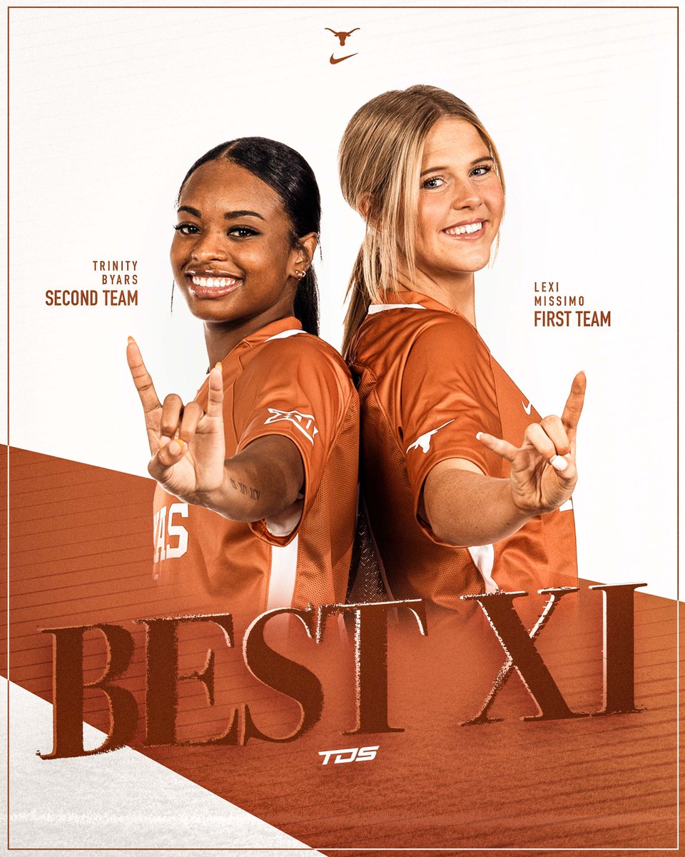 Best XI for the third consecutive season 🤘 📰: hookem.at/i73 #HookEm | #RunWithTexas