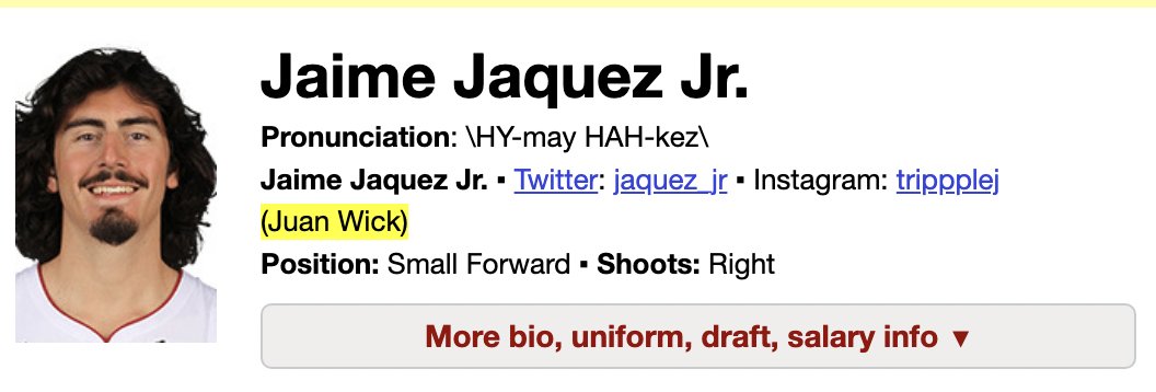 Jaime Jaquez as 'Juan Wick' ... an instant classic. Add it to the list. twitter.com/BradyKlopferNB…