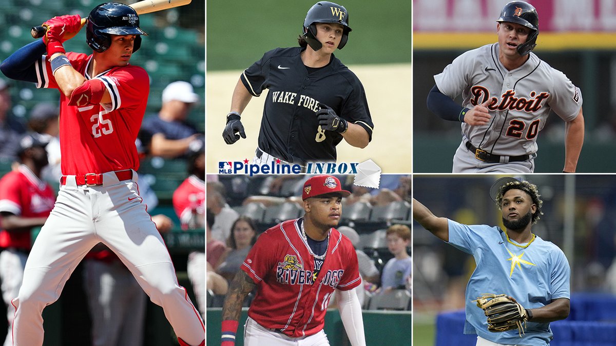 Inbox -- Draft edition: 📨 Comparing Kurtz, Torkelson 📨 No high schooler in mock top 5? 📨 One state with top 2 picks? 📨 More power - Isaac or Caminero? 🗞️: atmlb.com/3Rmcthf