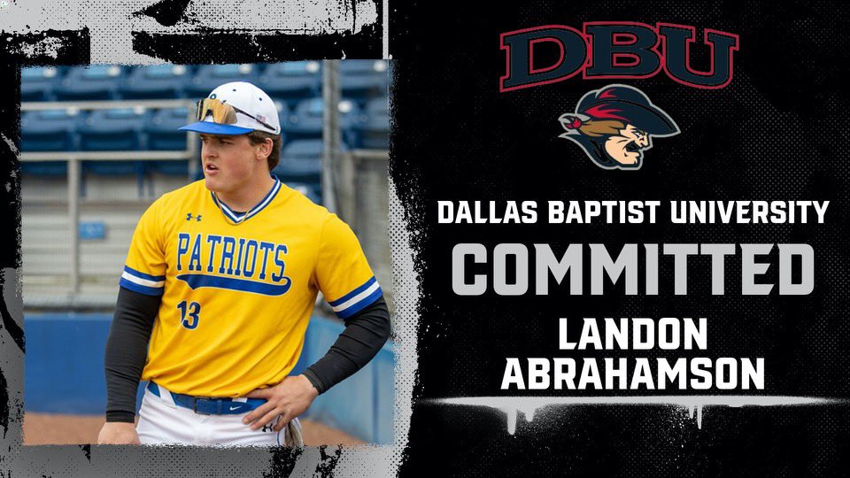 P&HCC Baseball (@phcc_baseball) on Twitter photo Congratulations to OF/RHP Landon Abrahamson <a href="/the_LandonA3/">Landon Abrahamson</a> on his commitment to <a href="/DBU_Baseball/">DBU Baseball</a> !! #PHamily Congratulations to OF/RHP Landon Abrahamson <a href="/the_LandonA3/">Landon Abrahamson</a> on his commitment to <a href="/DBU_Baseball/">DBU Baseball</a> !! #PHamily