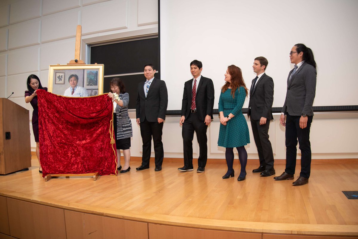 It was an honor to celebrate Dr. Takami Sato, Director of SKCC's Metastatic #UvealMelanoma Program & renowned expert in the field, during a portrait unveiling last month.