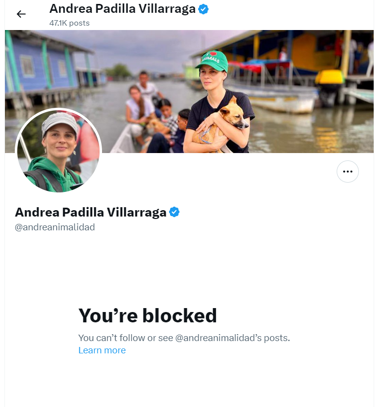 ecoana_83's tweet photo. Es increíble que @andreanimalidad que vive de los impuestos que pagan todos los colombianos, nos cancele cada vez que ejercemos nuestro derecho ciudadano de hacer veeduría. Segura/ no le gustan los argumentos científicos expuestos aquí https://t.co/tcLujFnuAW #EscuchenALaCiencia https://t.co/qMRCsKEGpl