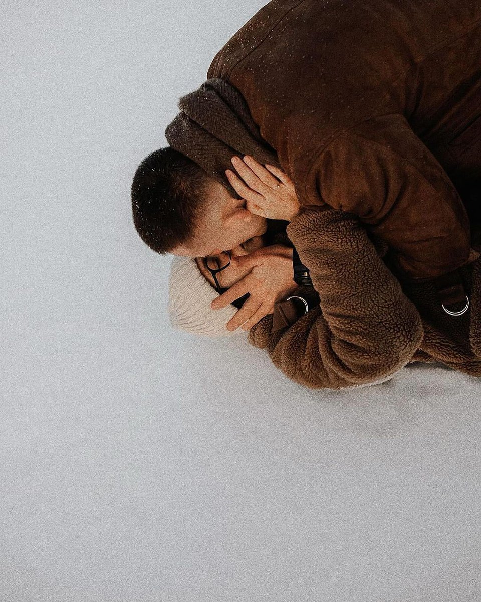 Winter Makes Love More Warmer ❄️💛 #love #winter #lovers #snow