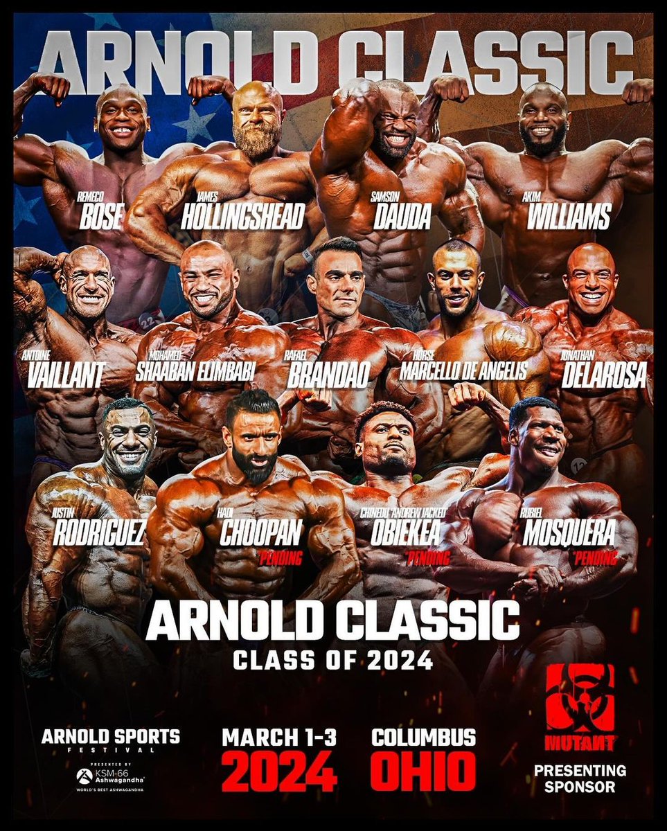 Arnold Classic lineup announced and it is truly EPIC!