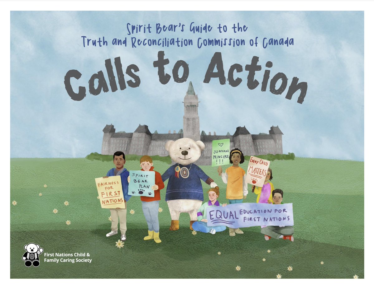 Have you read Spirit Bear's Guide to the Truth and Reconciliation Commission Calls to Action? It's a great way to teach children of all ages about reconciliation and our responsibilities to one another 🧡 Find it here: ow.ly/AGx850QisQQ