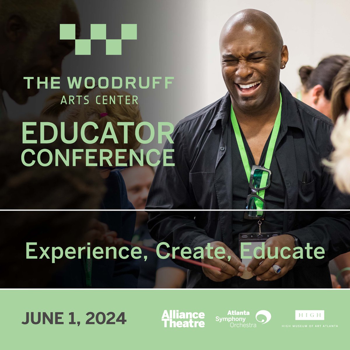 As schools prepare for winter break, the Woodruff Arts Center is thinking about summer! We are excited to announce @TheWoodruff Arts Center Educator Conference on SATURDAY, June 1, 2024. Join us at #WACEdConf24 to 'Experience, Create, Educate.' Registration opens in February!