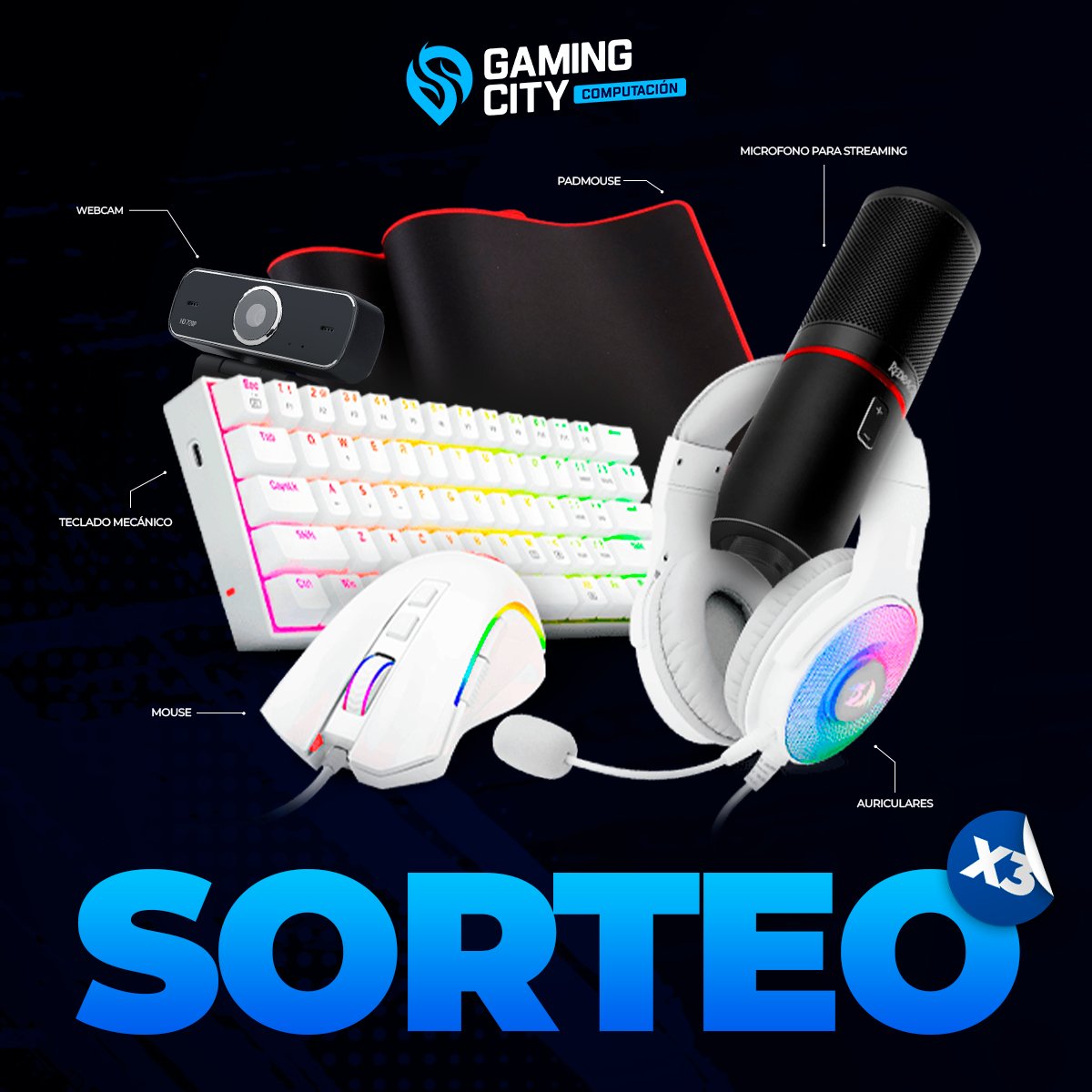 ¿Como? ¿Todavia no estas participando en nuestro sorteo?

Festejamos el primer año de streaming de <a href="/agustinguardis/">Agustin</a> regalando TRES KITS STREAMER, andá a participar dale 😉👇

instagram.com/p/C04uSF7PG85/