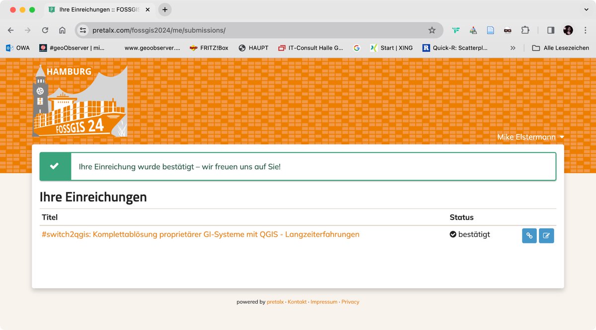 geoObserver_'s tweet image. Hamburg, ich komme gern! #fossgis2024 @FOSSGIS_Verein @FOSSGIS_Konf