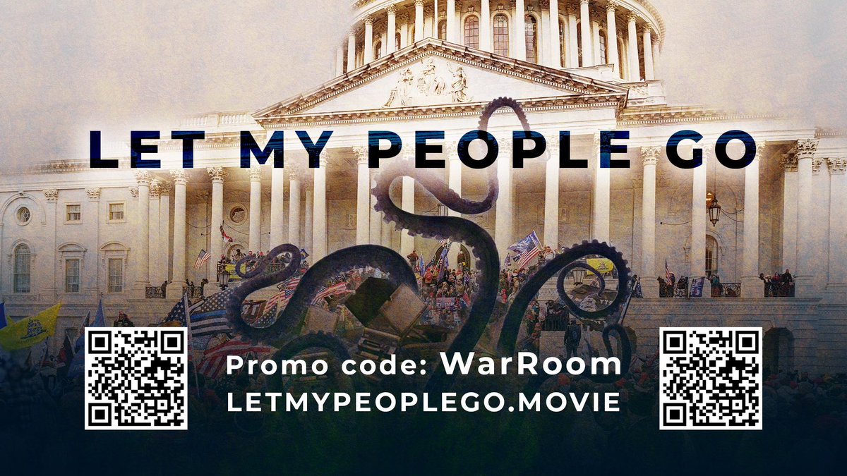 LetMyPeopleGo.Movie is now live! Use your favorite patriot’s promo code for 50% off a digital streaming copy, or for a massive discount on DVD and BluRay. I’ll be on War Room this afternoon to talk about the film. But go out and watch it now!