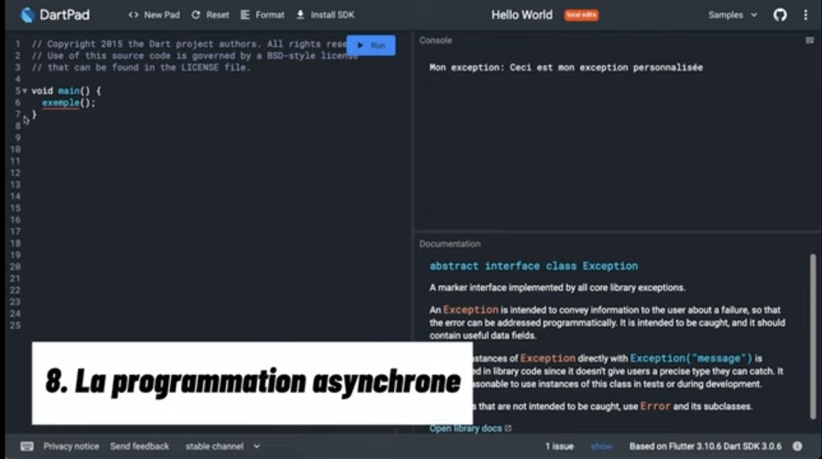 glosings0n's tweet image. End of the first week 🥇...
#Day6 of #week1 of #90DaysOfLearningChallenge with #GDSC in #mobile #flutter

I had to learn how to handle errors and understand async programming in #Dart...
Thx u dear organizers
@gdscucbukavu
@gdg_uvira
@AmaniBisimwa4

💙💯