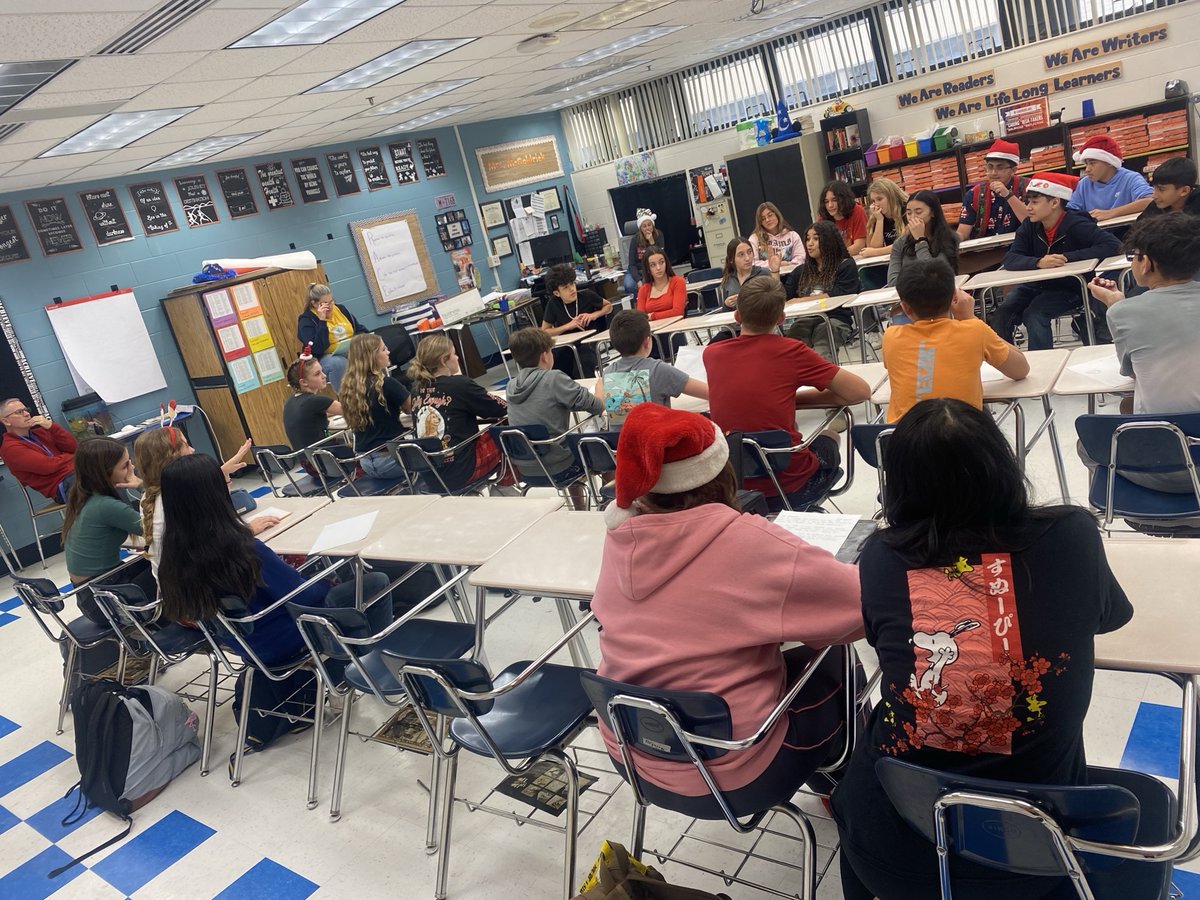 Mrs. McGoldrick's 8th IB class showed up to show out as they engaged in a dialogue that used questions and answers to gradually eliminate hypotheses and foster critical thinking to determine whether people should have more sympathy for the creature or for Victor Frankenstein.