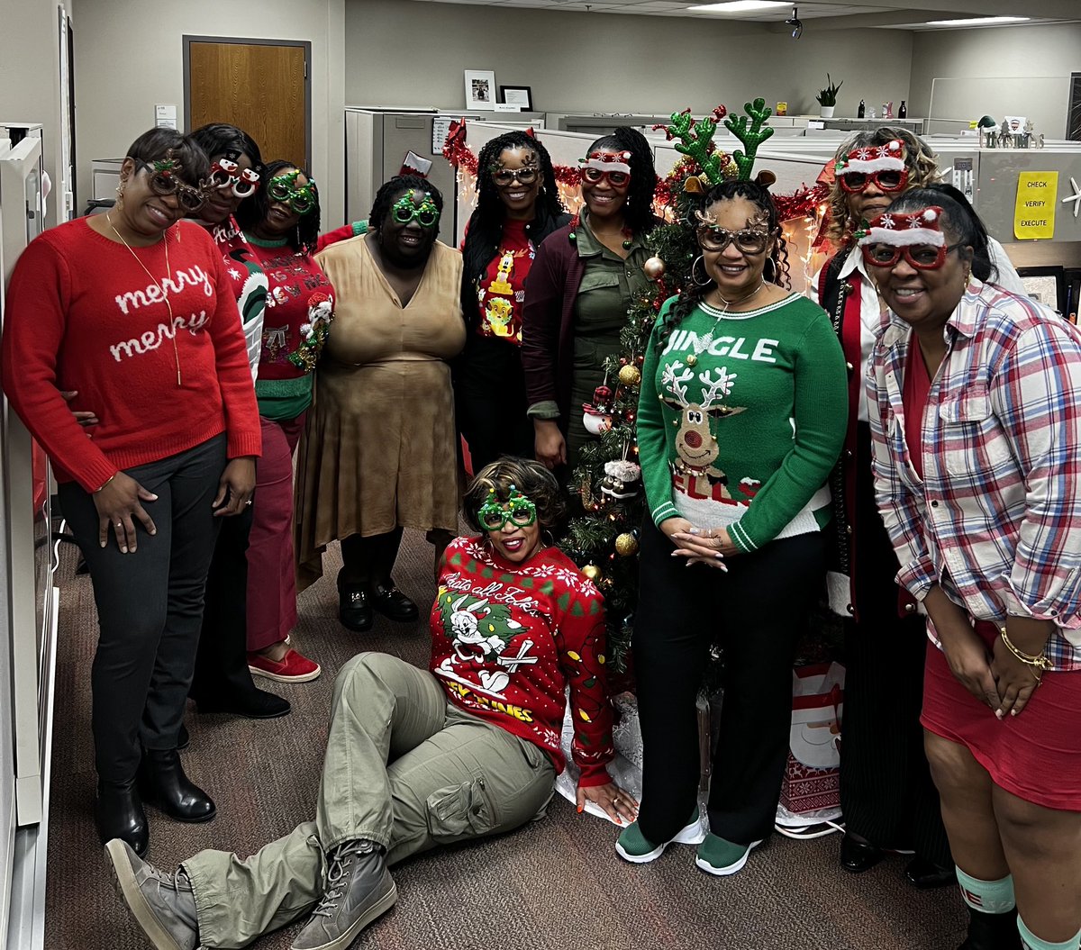Happy Holidays from the ladies of CTAE!☃️❤️🎄<a href="/DeKalbSchools/">DeKalb Schools, GA</a>