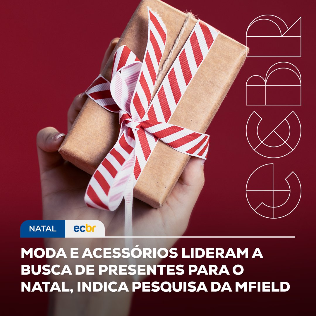 🎄 Natal 2023: Moda e acessórios são os presentes mais procurados, segundo pesquisa da mField. Veja as tendências de consumo! 👉 ecommercebrasil.com.br/noticias/moda-… 

#EcommerceBrasil #Ecommerce #ECBR #Natal2023 #TendênciasDePresentes