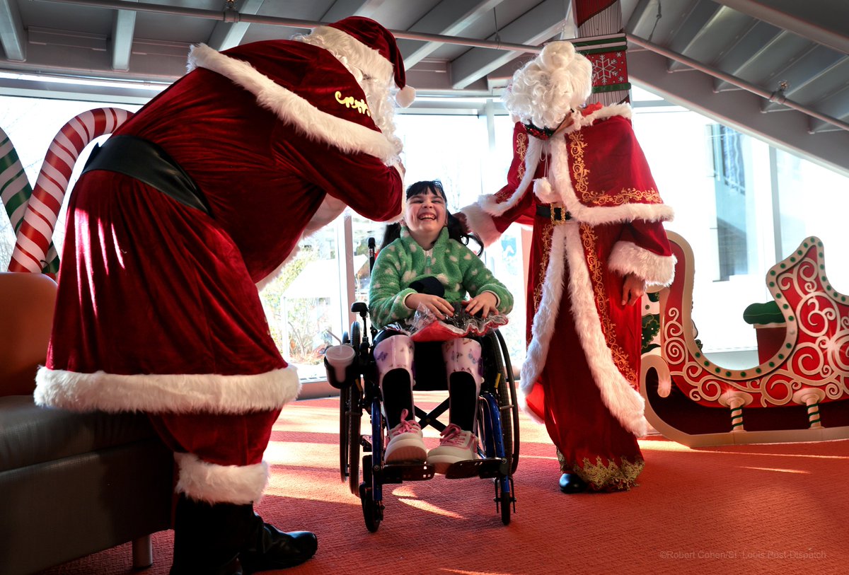 Photos: Ranken Jordan patients get visit from the North Pole stltoday.com/news/multimedi…