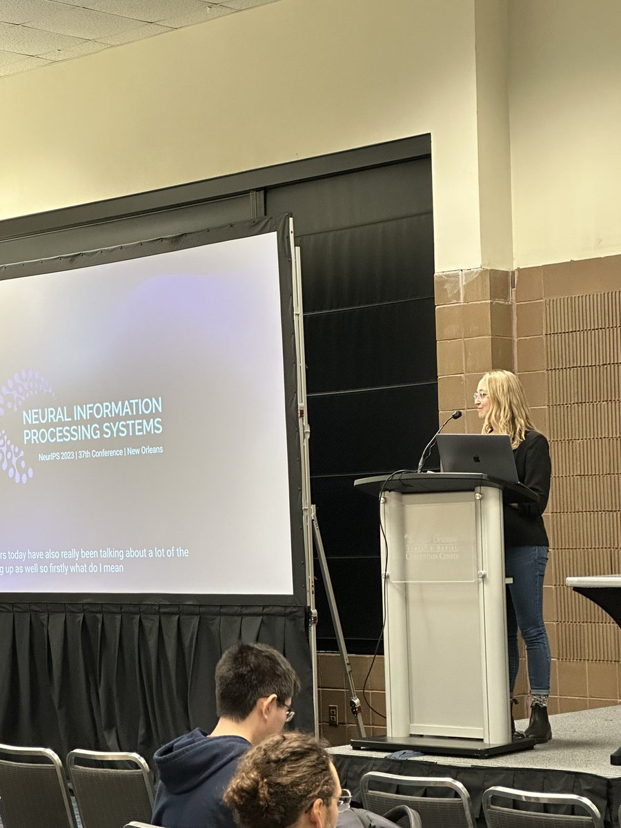 Suzanne Stathatos (@suzstathatos) on Twitter photo Our first afternoon speaker is <a href="/hannah_kerner/">Hannah Kerner</a> 🌎 She is discussing some of her work and DATA from <a href="/ASU/">Arizona State University</a> and <a href="/NASAHarvest/">NASA Harvest</a> to show how to use #MachineLearning at a planetary scale to build a sustainable future
<a href="/CompSustNet/">Computational Sustainability Workshop</a> #NeurIPS2023 Our first afternoon speaker is <a href="/hannah_kerner/">Hannah Kerner</a> 🌎 She is discussing some of her work and DATA from <a href="/ASU/">Arizona State University</a> and <a href="/NASAHarvest/">NASA Harvest</a> to show how to use #MachineLearning at a planetary scale to build a sustainable future
<a href="/CompSustNet/">Computational Sustainability Workshop</a> #NeurIPS2023