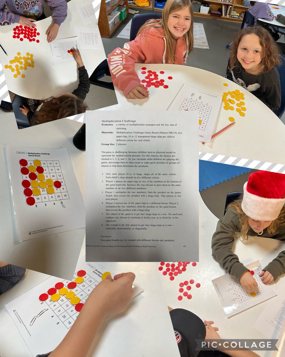 Students <a href="/EcoleConfedGE/">École Confédération</a> work on constructing a solid understanding of mathematical relationships among the numbers by playing strategically selected “just right” games. #GEMAAP  <a href="/GEDSB/">Grand Erie District School Board</a>