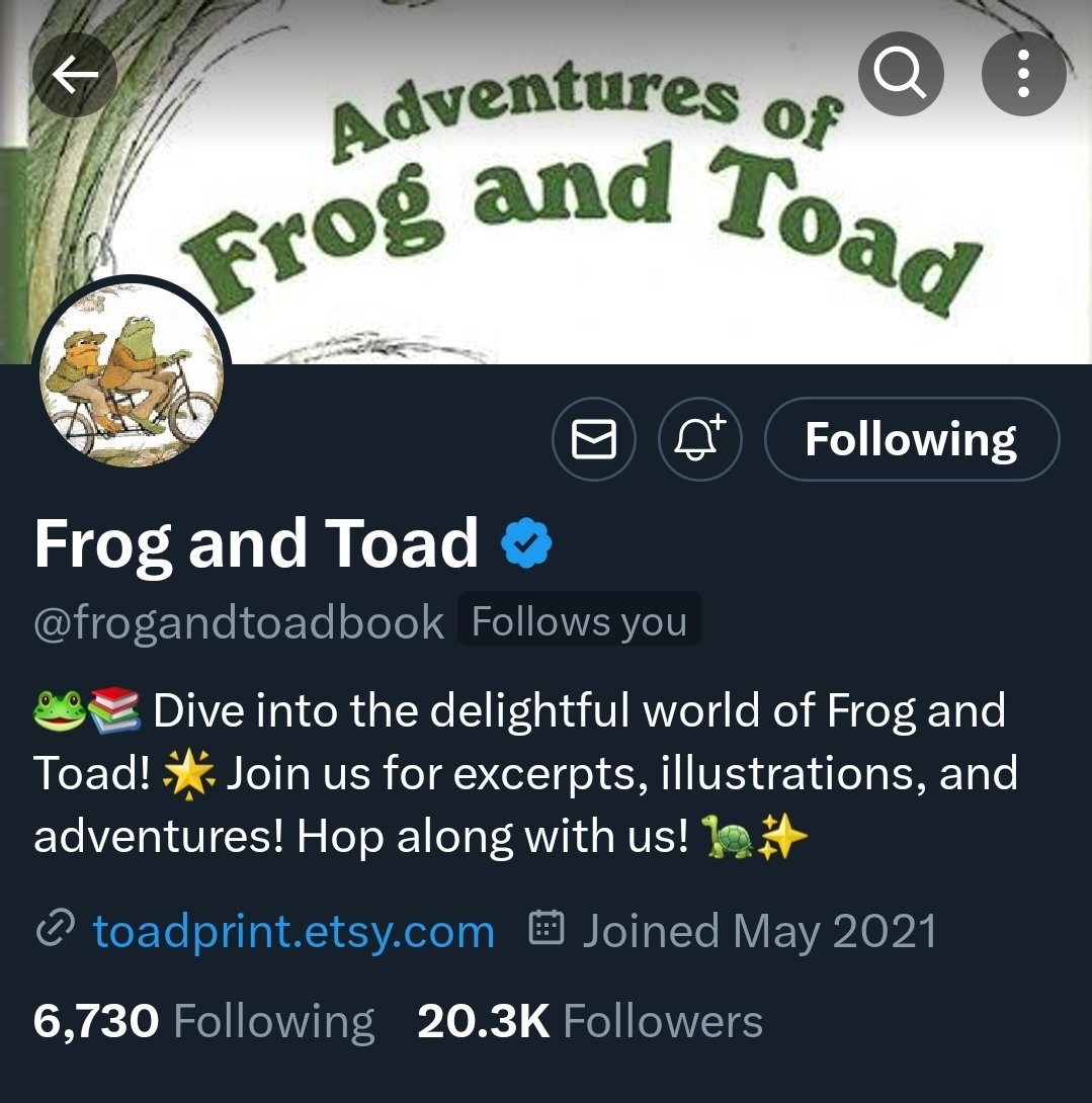 This is a call out thread. This account is posting harmful misinformation in the form of fake Frog and Toad quotes that do not appear in the books written by Arnold Lobel 🧵