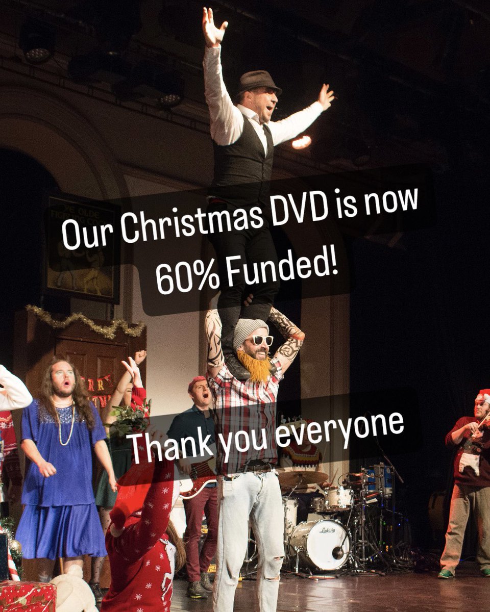 Excited to have reached £2000 & 60% of our target needed to produce a DVD of @thelockindanceshow’s ‘Christmas Carol’! We’re still taking orders so please check out our @crowdfunderuk page to order yours! crowdfunder.co.uk/p/the-lock-in-…