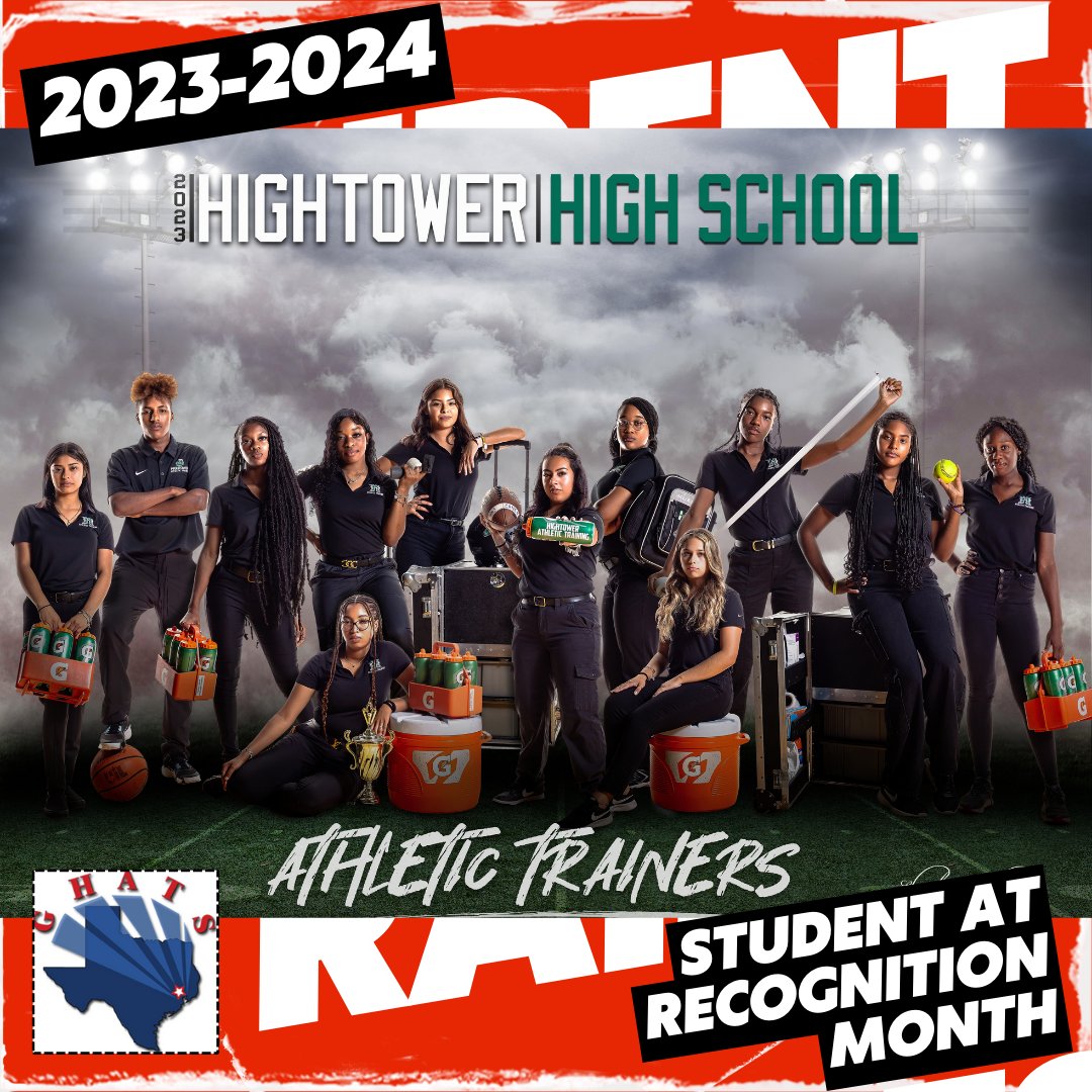 GHATS (@ghatsdotorg) on Twitter photo December is Student Athletic Training Recognition Month. Let's show some love and support to the athletic training student aides from the Hightower High School Sports Medicine Program!
Twitter/X: <a href="/CanesSportsMed/">HHS Sports Medicine</a>
Instagram: @canessportsmed
Head Athletic Trainer: Essence Ephran December is Student Athletic Training Recognition Month. Let's show some love and support to the athletic training student aides from the Hightower High School Sports Medicine Program!
Twitter/X: <a href="/CanesSportsMed/">HHS Sports Medicine</a>
Instagram: @canessportsmed
Head Athletic Trainer: Essence Ephran