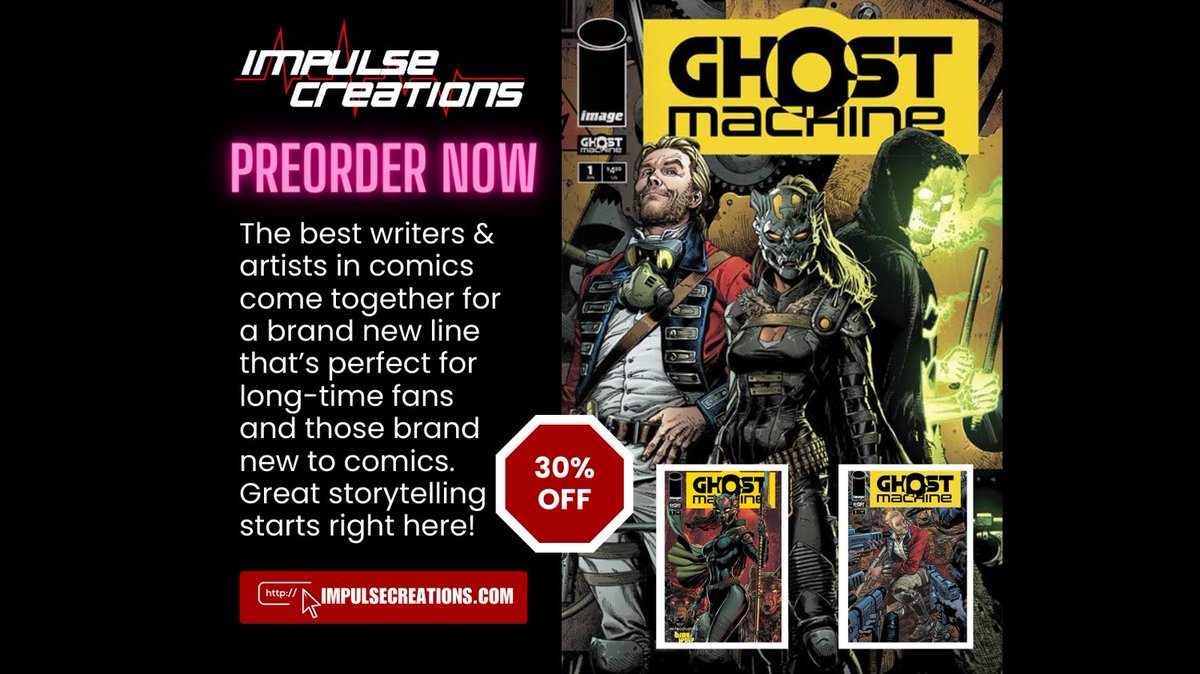 Today is your very last day to preorder what's going to be THE comics line of 2024! impulsecreations.com/collections/pr… <a href="/GhostMachinePro/">Ghost Machine</a> <a href="/ImageComics/">Image Comics</a> <a href="/JasonFabok/">Jason Fabok</a> @THEBRYANHITCH <a href="/bradmeltzer/">Brad Meltzer</a> <a href="/geoffjohns/">Geoff Johns</a> <a href="/PeterJTomasi/">Peter J. Tomasi</a> <a href="/FrancisManapul/">Francis Manapul</a> <a href="/LamontMagee/">Lamont Magee</a>