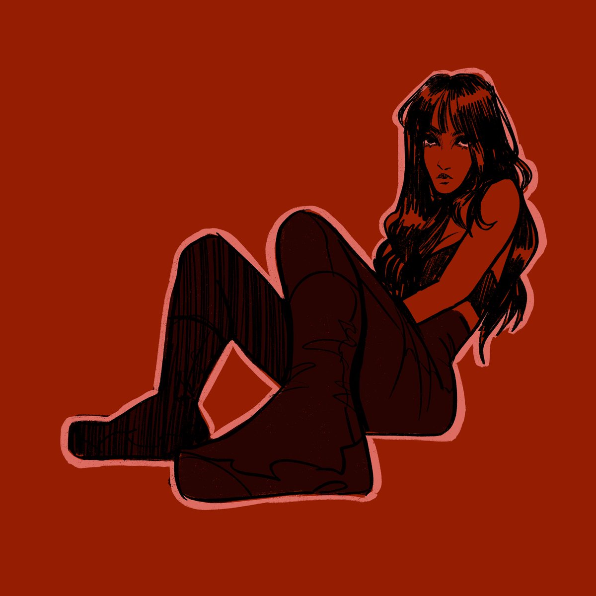 smallforestfrog's tweet image. A late night sketch from yesterday ♥️❌