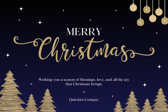 Quiedan's tweet photo. From our Family here at #QuiedanCompany We wish you a very Happy Holiday Season. https://t.co/ETcYWvkHbd