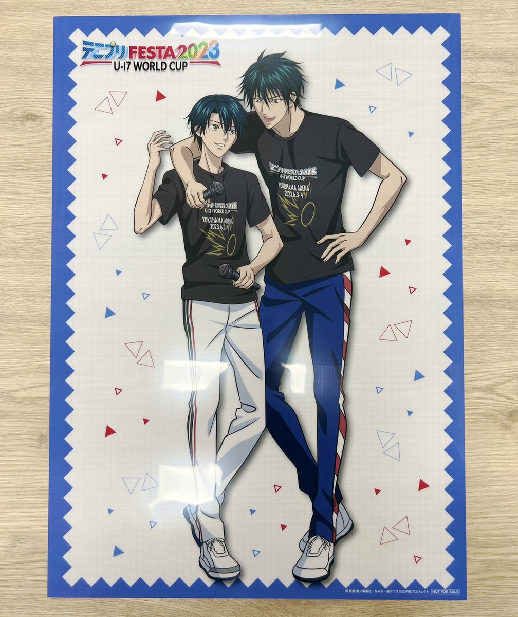 越前リョーマ 越前リョーガ A3クリアポスター アニメ「新テニスの王子