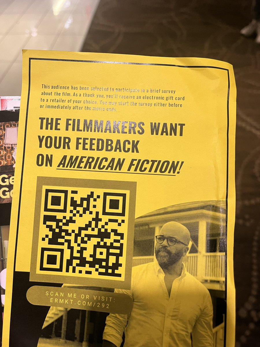 I don’t think they do…
#AmericanFiction