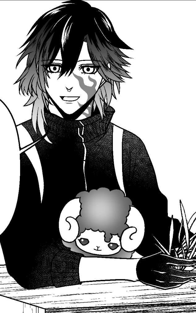 ざいからちゃん🪐とまきからちゃん🎨は定期的に浴びなくてはいけない…😇
よし、ひつじ男士の原稿頑張るよ!

関係無いけど初描き実休さんと羊の福ちゃん🐑 