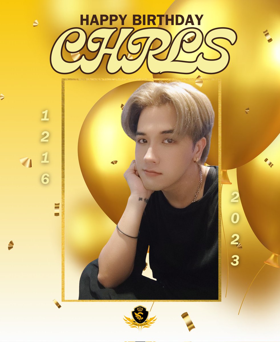 CAngelsph's tweet photo. [🎂231216🎉] 

It's our most lovable and adorable angel's birthday today! 🥳

Have a very happy birthday, PHP CHRLS! 🐬

Go for what your heart truly desires! We will always love you! 💛

HAPPY PHP CHRLS DAY
#VitaminCHRLS
#PHP_CHRLS_BDAY
#Press_Hit_Play
@PressHitPlay @xxivchrls https://t.co/FdgxnI2hi8