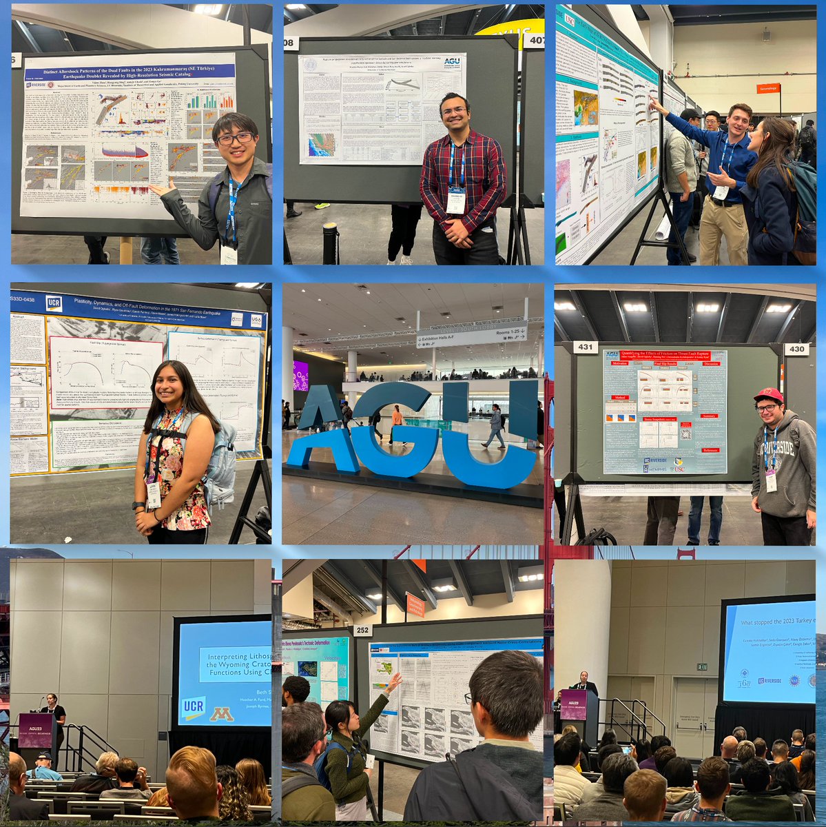 EpSci attended the annual American Geophysical Union conference this past week in San Francisco. Congrats to those who presented their work in both oral and poster sessions!