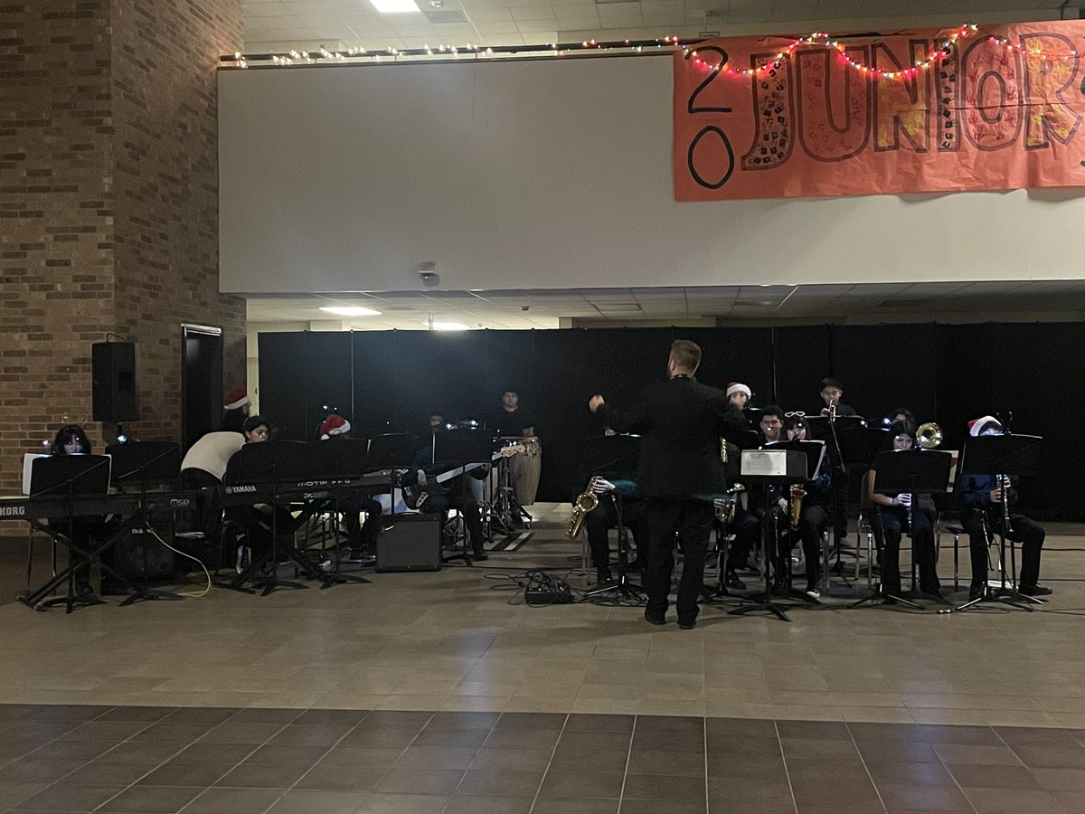 The KI Jazz Band performing at the @KFHS_Band Winterfest! Great job! Thanks for having us!