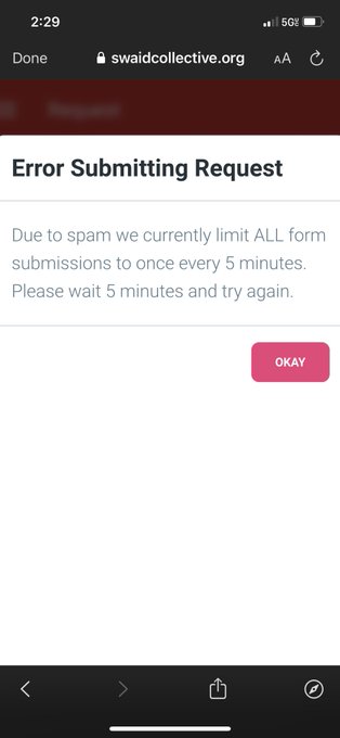 Not sure why it&rsquo;s giving me this prompt, just trying to submit a request for rental assistance. @swaidvegas<a href="/tag/mvsales"class="tags"><span>#mvsales</span></a>