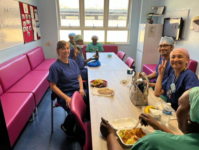 HomertonHope's tweet photo. Day 5 of 12 we're heading to say hello to this brilliant team, if anyone deserves a nice cup of tea and a sit down, it's these troopers! We're delighted to get some new furniture for their staff room, we love the colour choice too 🩷 @NHSHomerton 
https://t.co/21WxUu1SUF https://t.co/c2IUormuyl