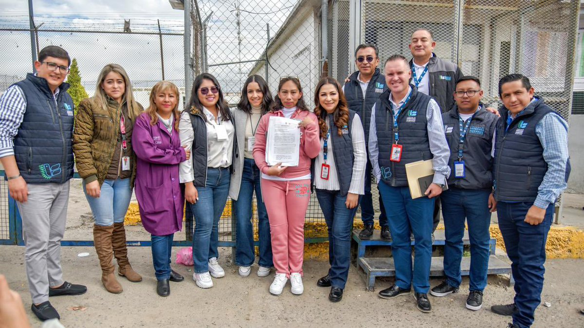 Mi reconocimiento a <a href="/LaCanaMx/">La Cana</a> que siempre respaldan y acompañan estas causas en favor de los derechos de las mujeres privadas de la libertad, también al talento y compromiso de mis compañeras y compañeros de la <a href="/CODHEM/">Comisión de Derechos Humanos del Estado de México</a>, ya que su trabajo es invaluable para tener estos resultados