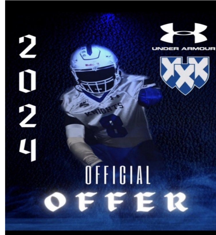 I am blessed to receive my first offer from St. Andrews University. God can miracle ways! 🙏
<a href="/BeachBoysFB/">BeachBoys FB</a> @CoachCamDBHS <a href="/CoachPickett_/">Coach Pickett</a> <a href="/LDJ_Era/">Lance Deveaux Jr.</a>