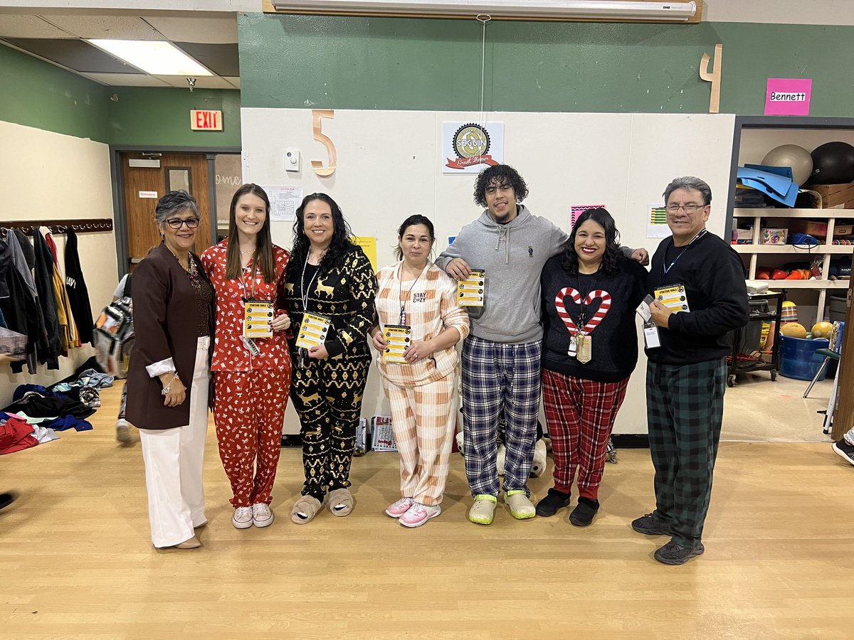 Dr. Vigil and her leadership team stopped by to award some pins this morning! We are so proud of our faculty! <a href="/SeguinISD/">Seguin ISD</a>