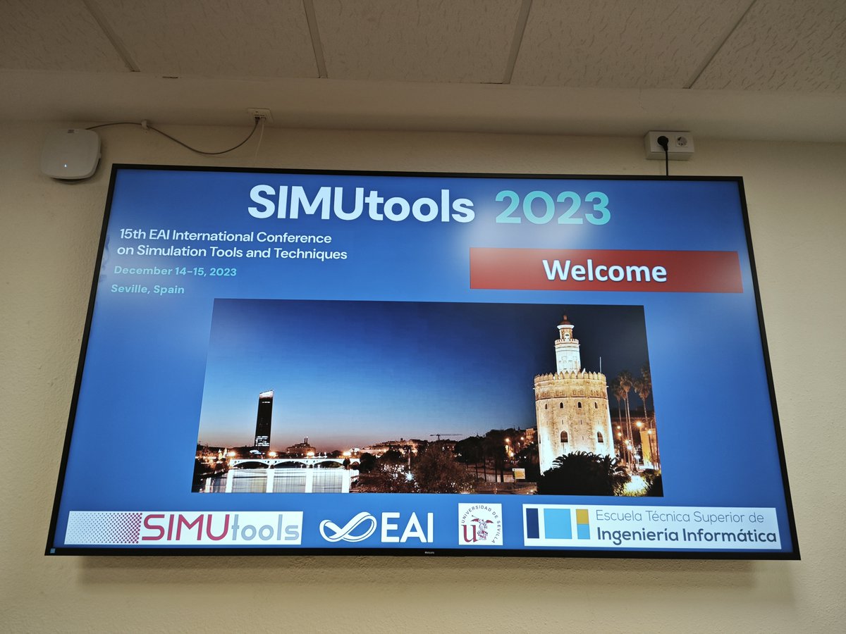 Simutools2023's tweet image. We really hope you have enjoyed the conference, and that you have a nice trip back to home! Let us continue the work, the show must go on!