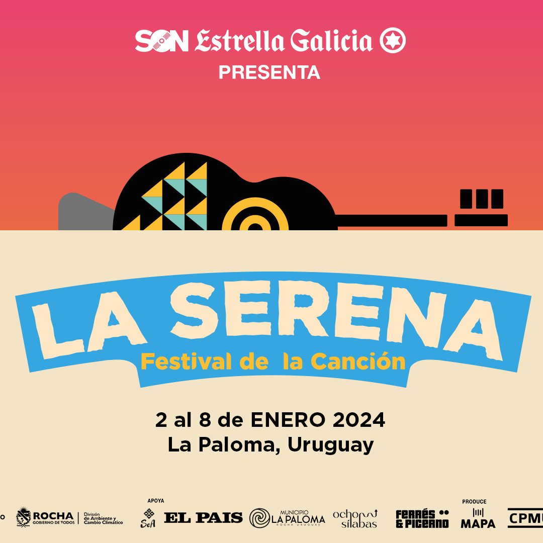 La Serena - Festival de la Canción.
Del 2 al 8 de enero. La Paloma, Uy