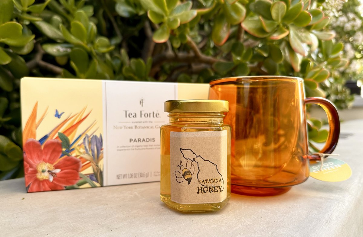 .@GettyMuseum, Elevate your Garden Tea experience with our exquisite tea set, complete with Catalina Island Honey. The perfect complement to your tea indulgence awaits! #MuseumGiftSwap