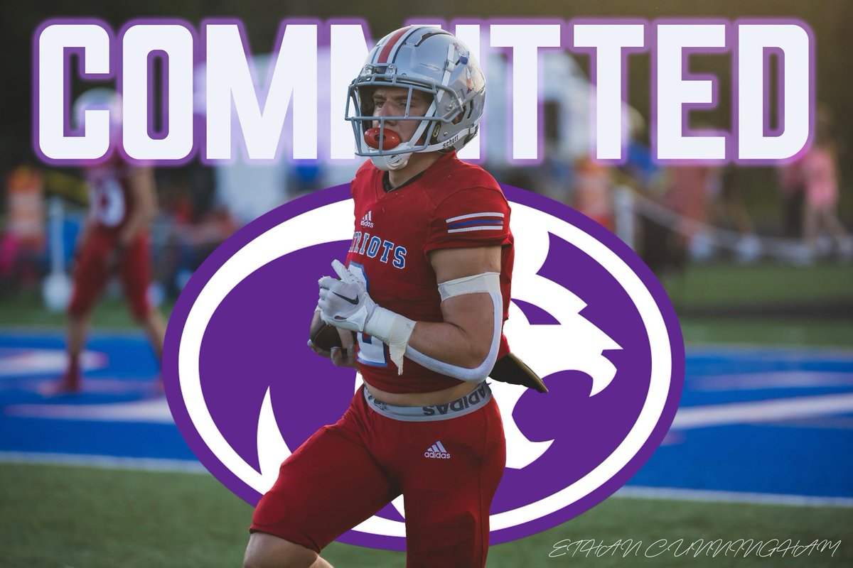 Ethan Cunningham (@ethancu17795163) on Twitter photo 100% COMMITTED🟣🟡 Extremely blessed to have this amazing opportunity! Roar Lions🦁
<a href="/CoachCruce/">Morgan Cruce</a> <a href="/wcsPHScr/">Charles Rathbone</a> <a href="/UNAFootball/">North Alabama Football</a> <a href="/pagefootball/">Page Patriots Football</a> 100% COMMITTED🟣🟡 Extremely blessed to have this amazing opportunity! Roar Lions🦁
<a href="/CoachCruce/">Morgan Cruce</a> <a href="/wcsPHScr/">Charles Rathbone</a> <a href="/UNAFootball/">North Alabama Football</a> <a href="/pagefootball/">Page Patriots Football</a>