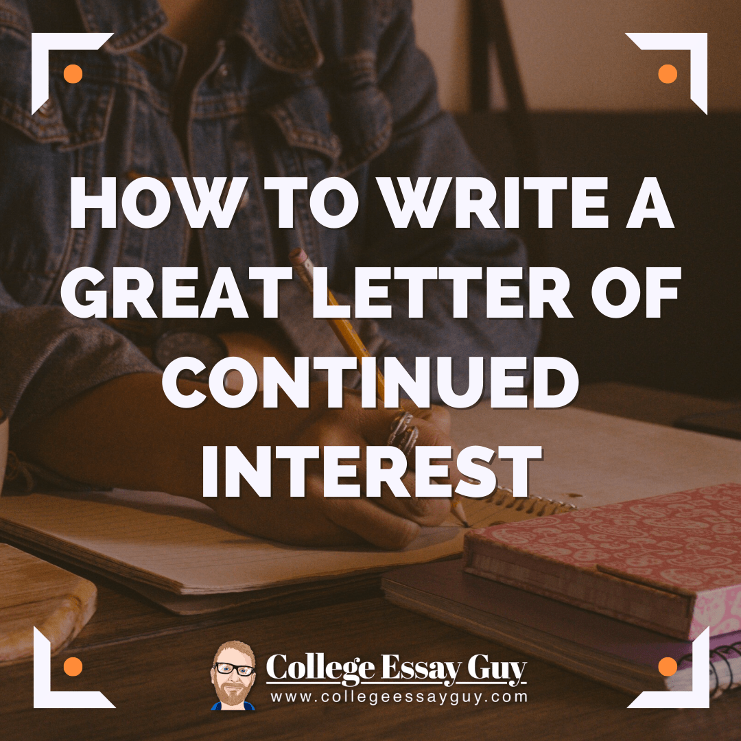 So you’ve been waitlisted or deferred. 😣 Darn. But wait: all is not lost! You may have another chance to make your case. 🤩 And that, my friends, is what this post is all about. ➡ Read it here: collegeessayguy.com/blog/letter-of…