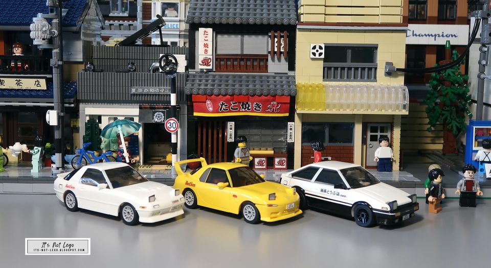 itsnotlego's tweet image. I love these Lego compatible initiald cars from the Cada brand!  Get them here: bit.ly/3JkehEH

#InitialD #cadabricks #anime #mazdarx7 #AE86 #japaneselego #legotoys