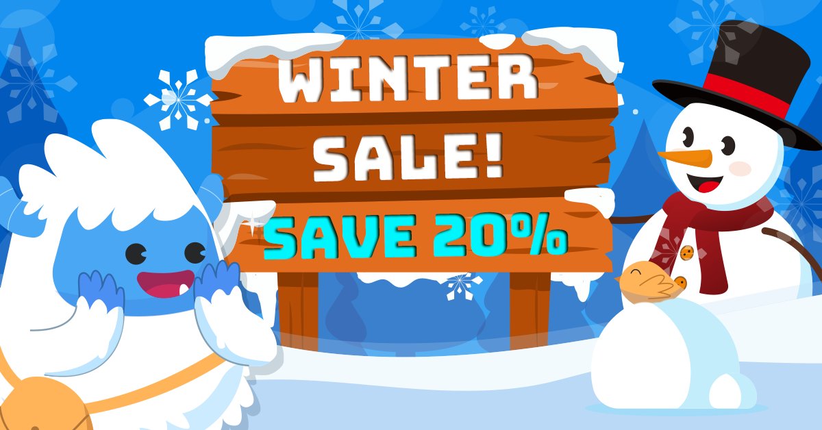 ❄️ This weekend only! ❄️ Save 20% on all games in the Winter Sale!
⛄ Use Code: FROSTYSALE at checkout. ⛄ 
wildtangent.com/?dp=wildgames&…