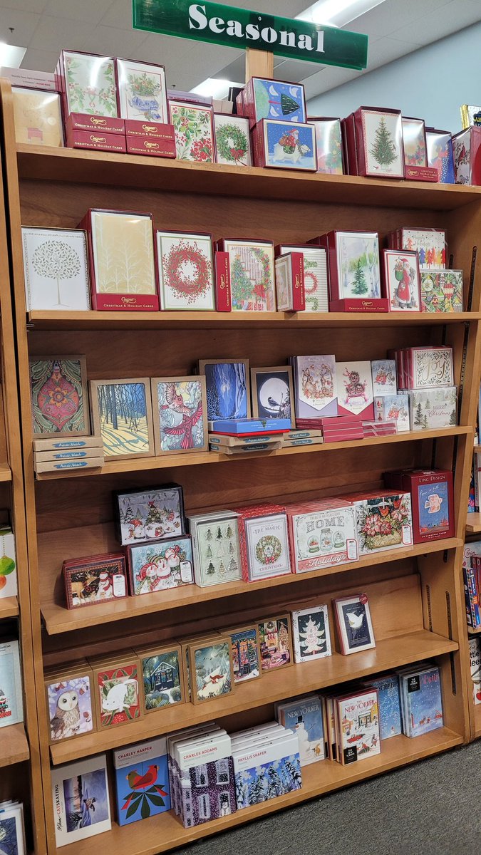 Good news for all the holiday procastinors!  We still have a lovely selection of boxed holiday cards!  Stop in today while you still have time to get your cards in the mail before postage goes up again! (Just kidding, we don't know if postage is actually going up!)